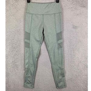 Sam Edelman Leggings Womens XS Green Crop Yoga Athletic Outdoor Ladies‎ Workout